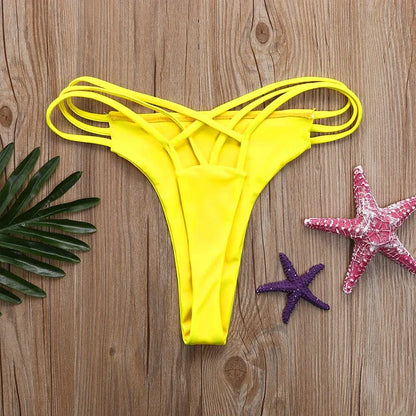 Honey Velvet Sky Thong
