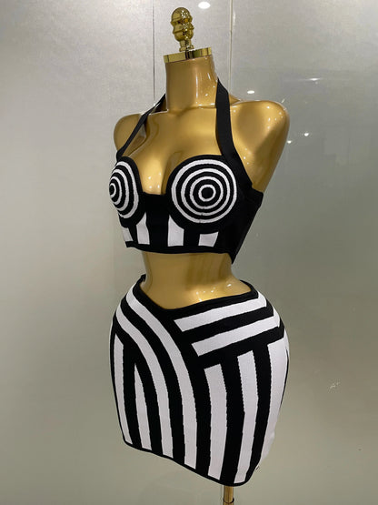 Born To Burn Skirt Set