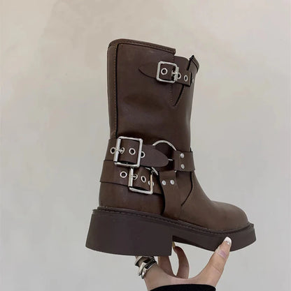 Ain't One-Sided Mid-Calf Boots