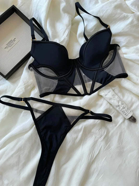Petals On Fire Bra Set