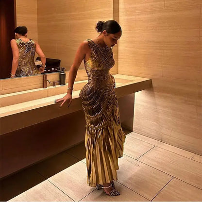 Dangerously Close To Him Maxi Dress