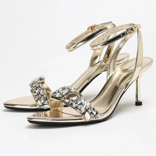 Crowned by Fire Heels Sandals