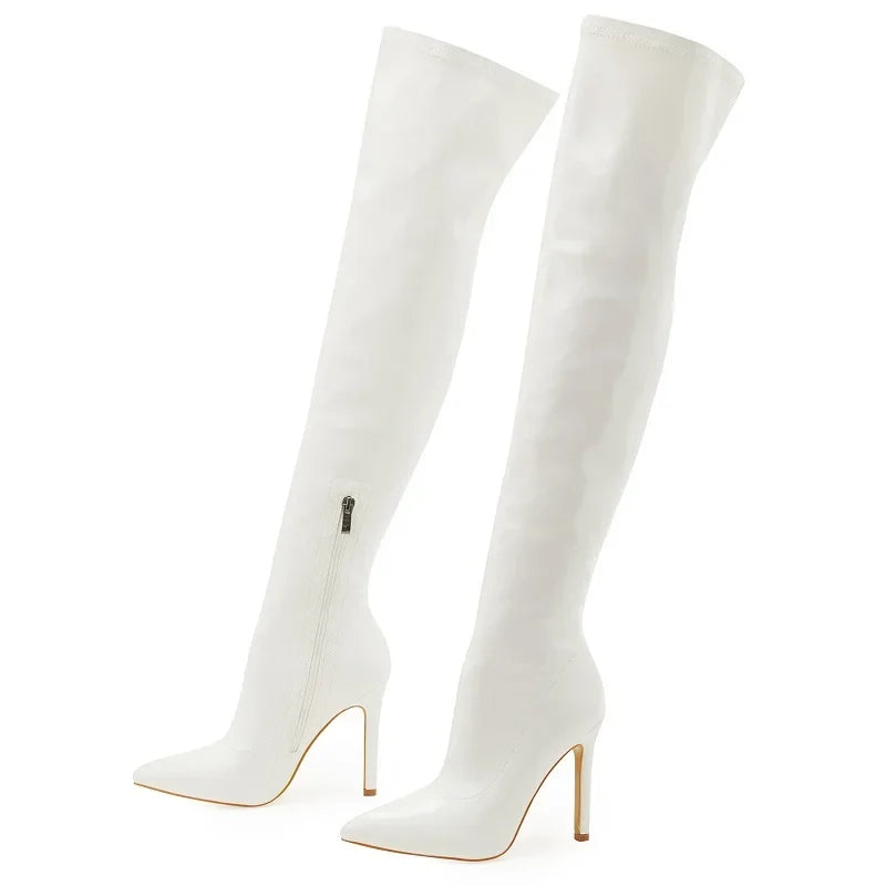 Coming From Echoes Over-the-Knee Boots