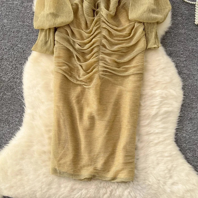 In This Midnight Midi Dress