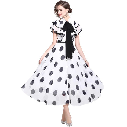 Puzzle Piece Play Midi Dress