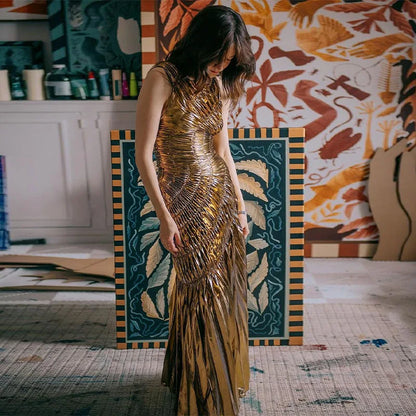Dangerously Close To Him Maxi Dress