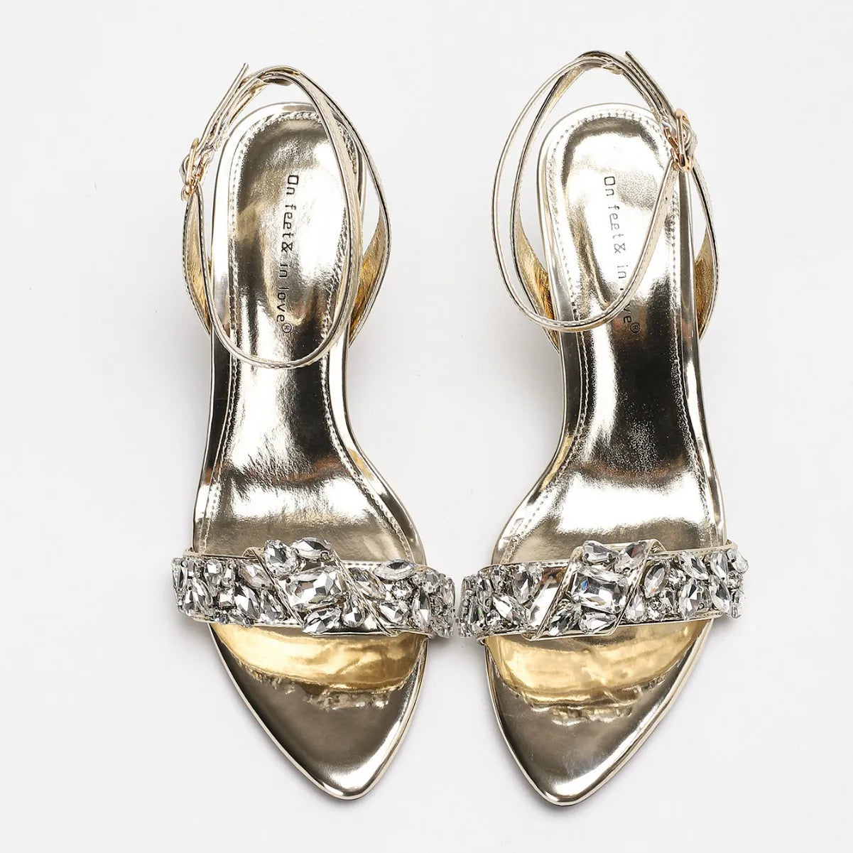 Crowned by Fire Heels Sandals