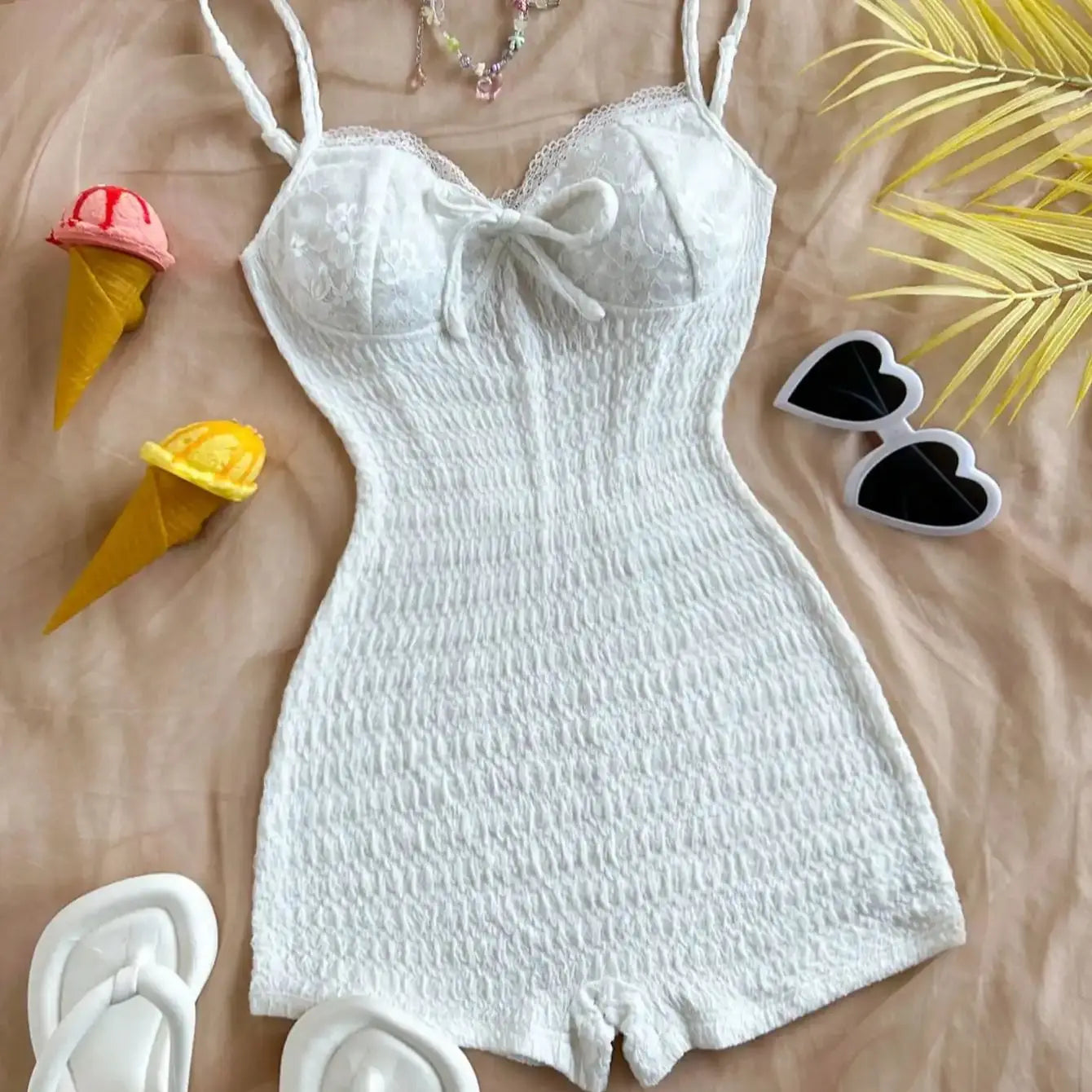 Shining Heart Rompers