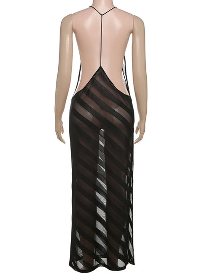 Midnight Passions Maxi Dress