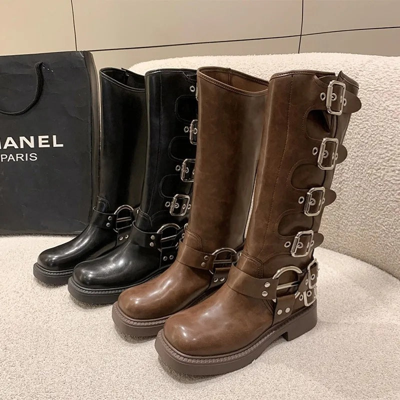 With No Warning Knee-High Boots