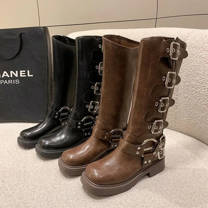 With No Warning Knee-High Boots