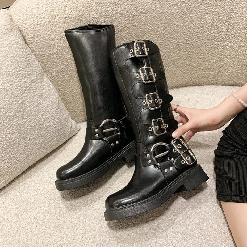 With No Warning Knee-High Boots