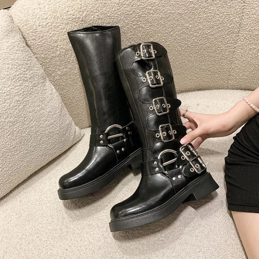 With No Warning Knee-High Boots